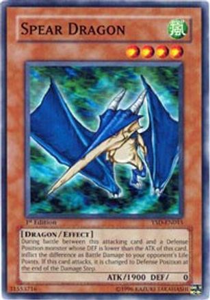 Spear Dragon (YSD-EN015) - Starter Deck 2006 1st Edition - Premium Yugioh Single from Konami - Just $0.25! Shop now at Game Crave Tournament Store