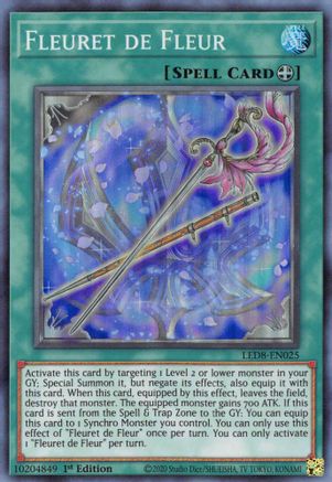Fleuret de Fleur (LED8-EN025) - Legendary Duelists: Synchro Storm 1st Edition - Premium Yugioh Single from Konami - Just $0.25! Shop now at Game Crave Tournament Store