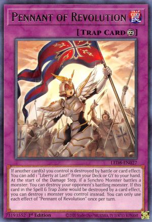 Pennant of Revolution (LED8-EN027) - Legendary Duelists: Synchro Storm 1st Edition - Premium Yugioh Single from Konami - Just $0.25! Shop now at Game Crave Tournament Store