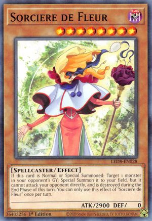 Sorciere de Fleur (LED8-EN028) - Legendary Duelists: Synchro Storm 1st Edition - Premium Yugioh Single from Konami - Just $0.25! Shop now at Game Crave Tournament Store