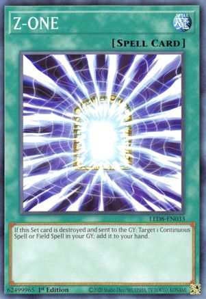 Z-ONE (LED8-EN033) - Legendary Duelists: Synchro Storm 1st Edition - Premium Yugioh Single from Konami - Just $0.25! Shop now at Game Crave Tournament Store