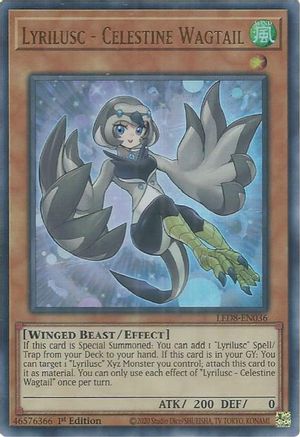 Lyrilusc - Celestine Wagtail (LED8-EN036) - Legendary Duelists: Synchro Storm 1st Edition - Premium Yugioh Single from Konami - Just $0.52! Shop now at Game Crave Tournament Store