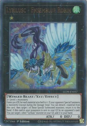 Lyrilusc - Ensemblue Robin (LED8-EN037) - Legendary Duelists: Synchro Storm 1st Edition - Premium Yugioh Single from Konami - Just $0.63! Shop now at Game Crave Tournament Store