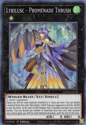 Lyrilusc - Promenade Thrush (LED8-EN038) - Legendary Duelists: Synchro Storm 1st Edition - Premium Yugioh Single from Konami - Just $0.25! Shop now at Game Crave Tournament Store