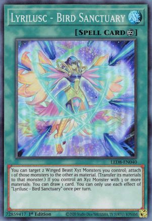 Lyrilusc - Bird Sanctuary (LED8-EN040) - Legendary Duelists: Synchro Storm 1st Edition - Premium Yugioh Single from Konami - Just $0.25! Shop now at Game Crave Tournament Store