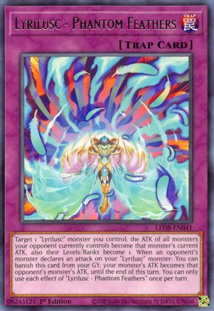 Lyrilusc - Phantom Feathers (LED8-EN041) - Legendary Duelists: Synchro Storm 1st Edition - Premium Yugioh Single from Konami - Just $0.25! Shop now at Game Crave Tournament Store