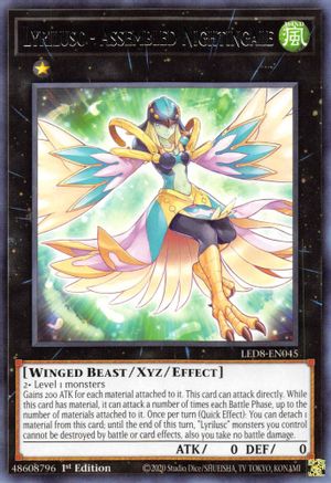 Lyrilusc - Assembled Nightingale (LED8-EN045) - Legendary Duelists: Synchro Storm 1st Edition - Premium Yugioh Single from Konami - Just $0.25! Shop now at Game Crave Tournament Store