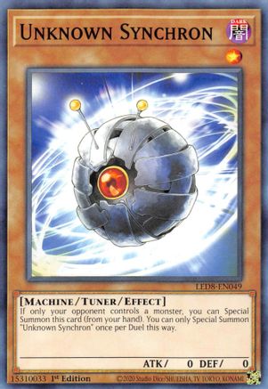 Unknown Synchron (LED8-EN049) - Legendary Duelists: Synchro Storm 1st Edition - Premium Yugioh Single from Konami - Just $0.25! Shop now at Game Crave Tournament Store