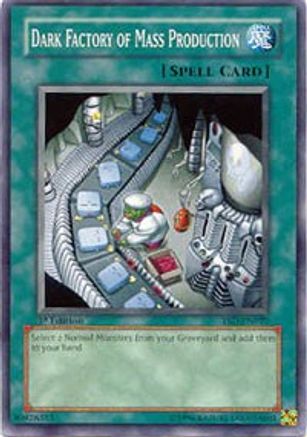Dark Factory of Mass Production (YSD-EN029) - Starter Deck 2006 1st Edition - Premium Yugioh Single from Konami - Just $0.11! Shop now at Game Crave Tournament Store