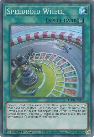 Speedroid Wheel (LED8-EN007) - Legendary Duelists: Synchro Storm 1st Edition - Premium Yugioh Single from Konami - Just $0.27! Shop now at Game Crave Tournament Store
