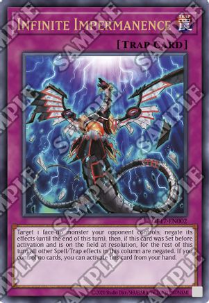 Infinite Impermanence (OP17-EN002) - OTS Tournament Pack 17 Unlimited - Premium Yugioh Single from Konami - Just $90.66! Shop now at Game Crave Tournament Store
