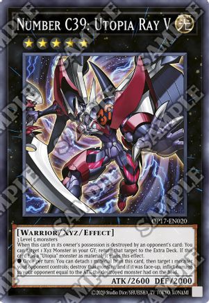 Number C39: Utopia Ray V (OP17-EN020) - OTS Tournament Pack 17 Unlimited - Premium Yugioh Single from Konami - Just $0.25! Shop now at Game Crave Tournament Store
