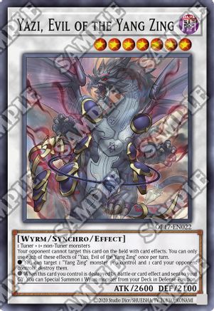 Yazi, Evil of the Yang Zing (OP17-EN022) - OTS Tournament Pack 17 Unlimited - Premium Yugioh Single from Konami - Just $0.25! Shop now at Game Crave Tournament Store