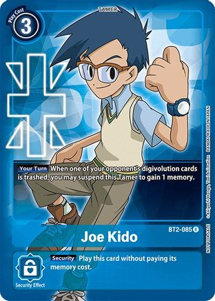 Joe Kido - BT2-085 (Official Tournament Pack Vol.3) (BT2-085) - Release Special Booster - Premium Digimon Single from Bandai - Just $0.08! Shop now at Game Crave Tournament Store