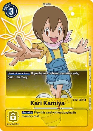 Kari Kamiya (Official Tournament Pack Vol.3) (BT2-087) - Release Special Booster - Premium Digimon Single from Bandai - Just $0.08! Shop now at Game Crave Tournament Store