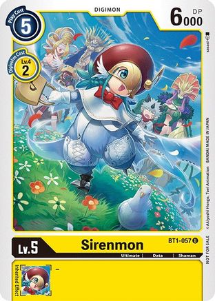 Sirenmon (Winner Pack Double Diamond) (BT1-057) - Release Special Booster - Premium Digimon Single from Bandai - Just $0.12! Shop now at Game Crave Tournament Store