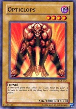 Opticlops (SKE-012) - Starter Deck: Kaiba Evolution Unlimited - Premium Yugioh Single from Konami - Just $0.08! Shop now at Game Crave Tournament Store