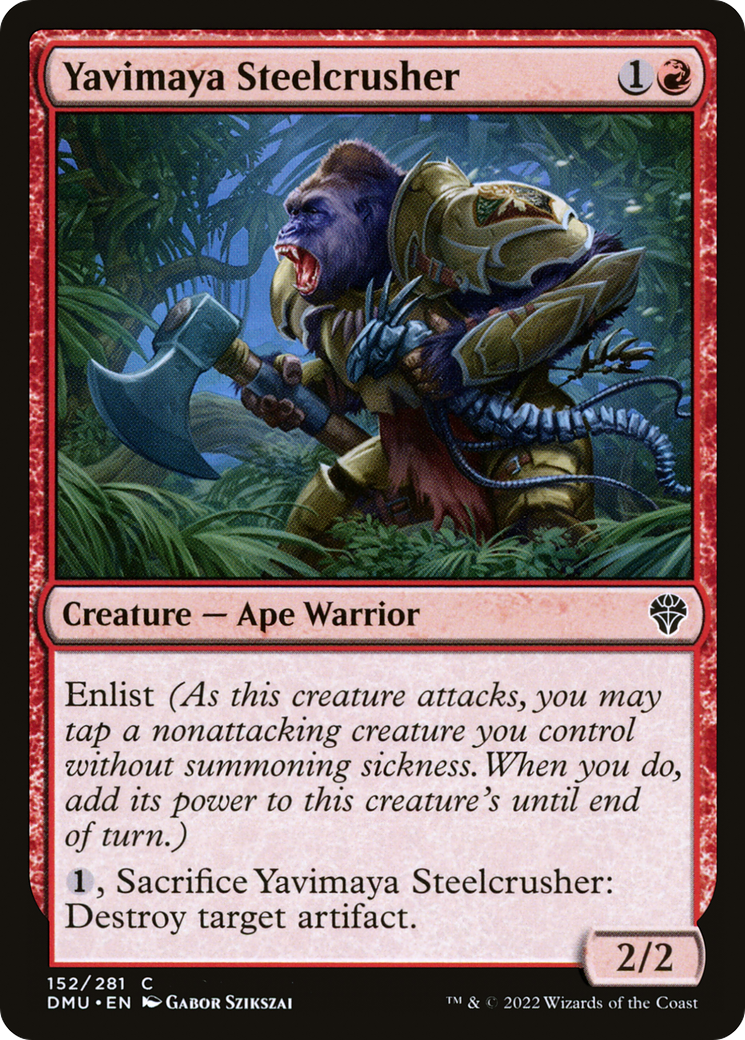 Yavimaya Steelcrusher (DMU-152) - Dominaria United - Premium MTG Single from Wizards of the Coast - Just $0.25! Shop now at Game Crave Tournament Store