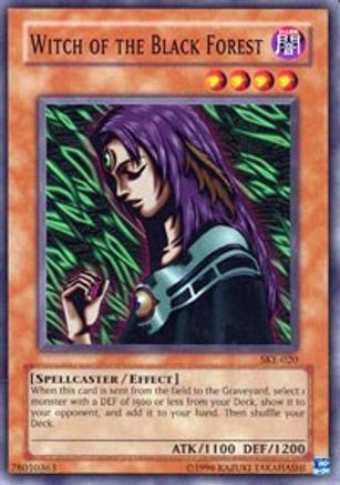 Witch of the Black Forest (SKE-020) - Starter Deck: Kaiba Evolution 1st Edition - Premium Yugioh Single from Konami - Just $0.26! Shop now at Game Crave Tournament Store