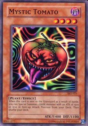 Mystic Tomato (SKE-021) - Starter Deck: Kaiba Evolution Unlimited - Premium Yugioh Single from Konami - Just $0.35! Shop now at Game Crave Tournament Store