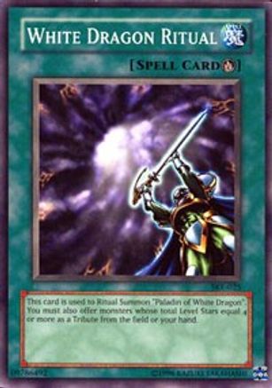 White Dragon Ritual (SKE-025) - Starter Deck: Kaiba Evolution Unlimited - Premium Yugioh Single from Konami - Just $0.34! Shop now at Game Crave Tournament Store