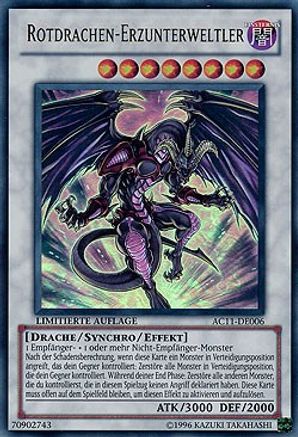 Red Dragon Archfiend (German) - "Rotdrachen-Erzunterweltler" (AC11-DE006) - Advent Calendar 2011 (Adventskalender) Limited - Premium Yugioh Single from Konami - Just $5.34! Shop now at Game Crave Tournament Store
