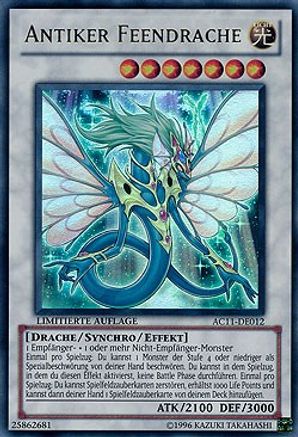 Ancient Fairy Dragon (German) - "Antiker Feendrache" (AC11-DE012) - Advent Calendar 2011 (Adventskalender) Limited - Premium Yugioh Single from Konami - Just $4.72! Shop now at Game Crave Tournament Store