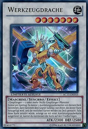 Power Tool Dragon (German) - "Werkzeugdrache" (AC11-DE015) - Advent Calendar 2011 (Adventskalender) Limited - Premium Yugioh Single from Konami - Just $2.92! Shop now at Game Crave Tournament Store