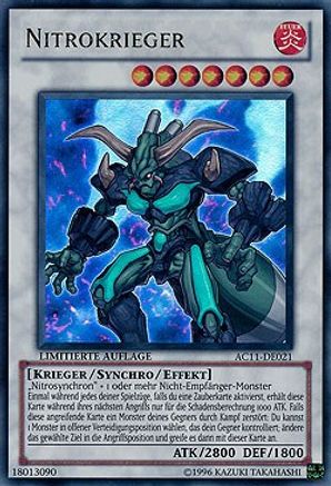 Nitro Warrior (German) - "Nitrokrieger" (AC11-DE021) - Advent Calendar 2011 (Adventskalender) Limited - Premium Yugioh Single from Konami - Just $1.57! Shop now at Game Crave Tournament Store