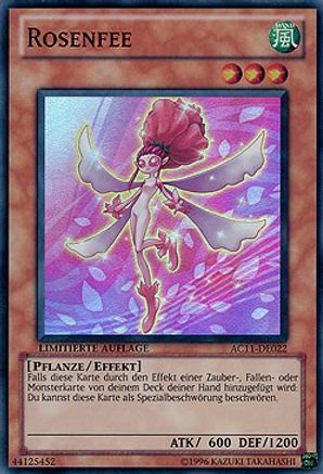 Rose Fairy (German) - "Rosenfee" (AC11-DE022) - Advent Calendar 2011 (Adventskalender) Limited - Premium Yugioh Single from Konami - Just $5.51! Shop now at Game Crave Tournament Store