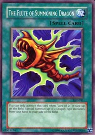 The Flute of Summoning Dragon (SKE-031) - Starter Deck: Kaiba Evolution Unlimited - Premium Yugioh Single from Konami - Just $0.25! Shop now at Game Crave Tournament Store