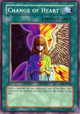 Change of Heart (SKE-032) - Starter Deck: Kaiba Evolution 1st Edition - Premium Yugioh Single from Konami - Just $0.44! Shop now at Game Crave Tournament Store