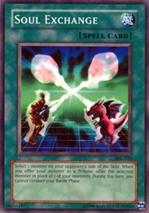 Soul Exchange (SKE-033) - Starter Deck: Kaiba Evolution Unlimited - Premium Yugioh Single from Konami - Just $0.33! Shop now at Game Crave Tournament Store