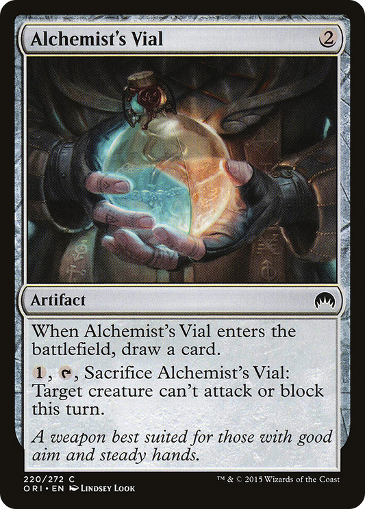 Alchemist's Vial (ORI-220) - Magic Origins - Premium MTG Single from Wizards of the Coast - Just $0.08! Shop now at Game Crave Tournament Store
