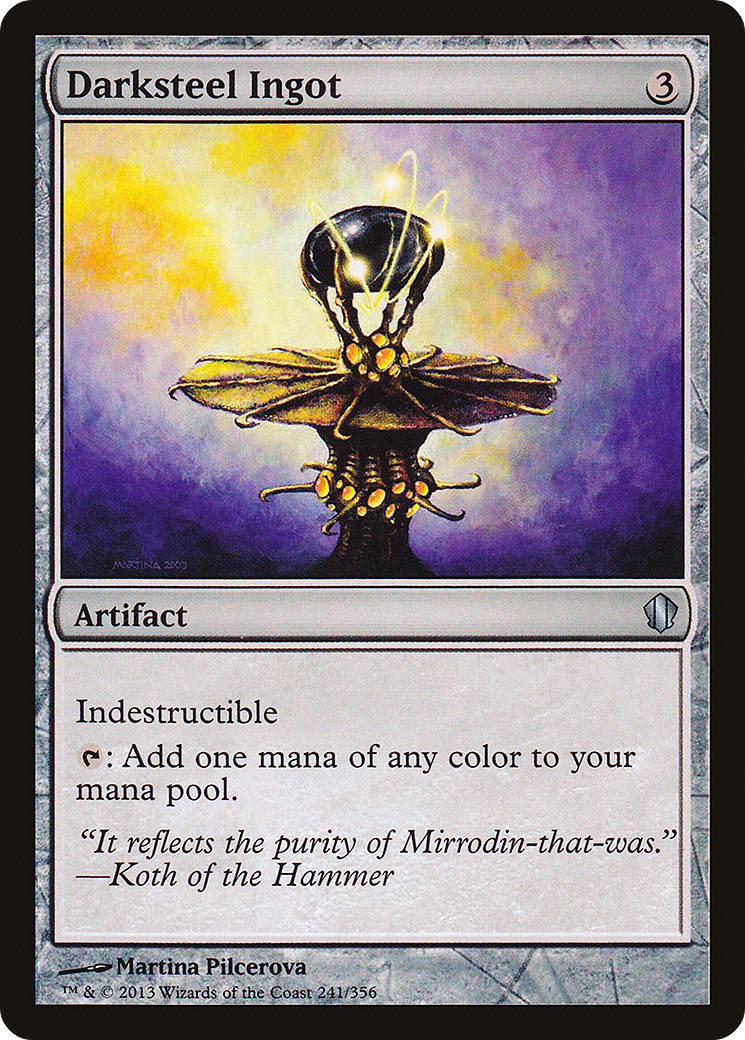 Darksteel Ingot (C13-241) - Commander 2013 - Premium MTG Single from Wizards of the Coast - Just $0.26! Shop now at Game Crave Tournament Store