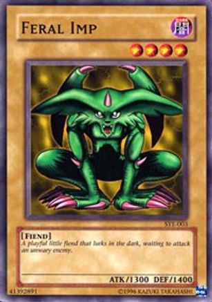 Feral Imp (SYE-003) - Starter Deck: Yugi Evolution 1st Edition - Premium Yugioh Single from Konami - Just $0.25! Shop now at Game Crave Tournament Store