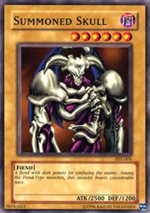 Summoned Skull (SYE-005) - Starter Deck: Yugi Evolution Unlimited - Premium Yugioh Single from Konami - Just $0.58! Shop now at Game Crave Tournament Store