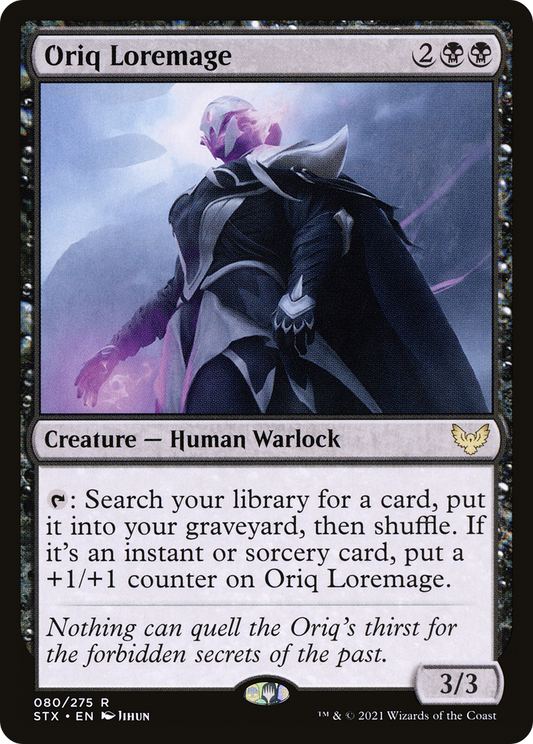 Oriq Loremage (STX-080) - Strixhaven: School of Mages - Premium MTG Single from Wizards of the Coast - Just $0.41! Shop now at Game Crave Tournament Store