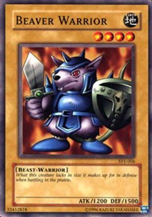 Beaver Warrior (SYE-006) - Starter Deck: Yugi Evolution 1st Edition - Premium Yugioh Single from Konami - Just $0.29! Shop now at Game Crave Tournament Store