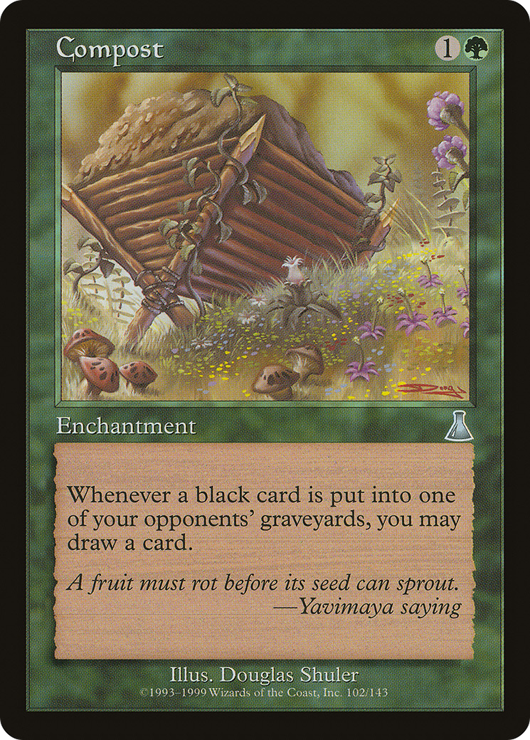 Compost (UDS-102) - Urza's Destiny Foil - Premium MTG Single from Wizards of the Coast - Just $12.78! Shop now at Game Crave Tournament Store
