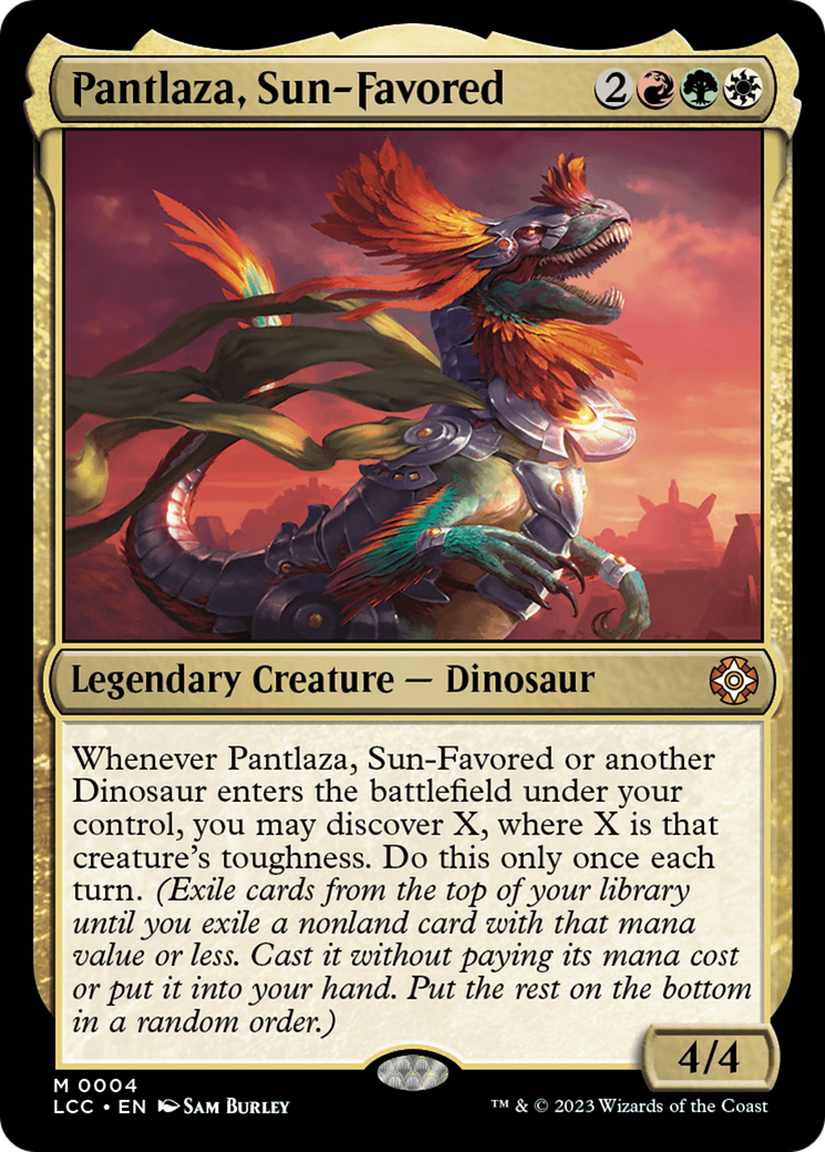 Pantlaza, Sun-Favored (LCC-004) - The Lost Caverns of Ixalan Commander - Premium MTG Single from Wizards of the Coast - Just $0.26! Shop now at Game Crave Tournament Store