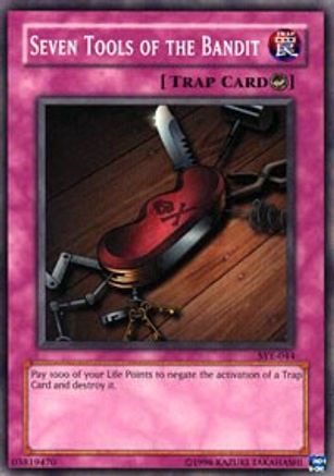 Seven Tools of the Bandit (SYE-044) - Starter Deck: Yugi Evolution 1st Edition - Premium Yugioh Single from Konami - Just $0.35! Shop now at Game Crave Tournament Store
