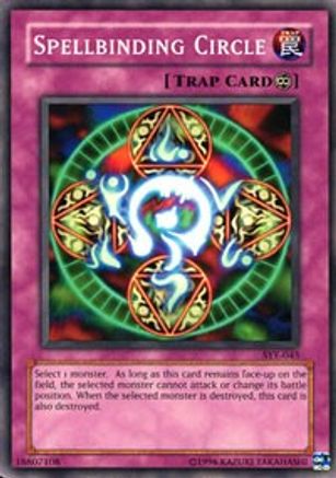 Spellbinding Circle (SYE-045) - Starter Deck: Yugi Evolution Unlimited - Premium Yugioh Single from Konami - Just $0.30! Shop now at Game Crave Tournament Store