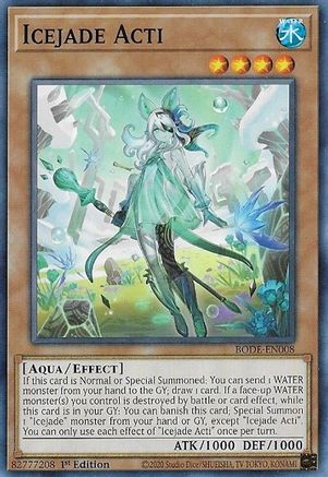 Icejade Acti (BODE-EN008) - Burst of Destiny 1st Edition - Premium Yugioh Single from Konami - Just $0.25! Shop now at Game Crave Tournament Store