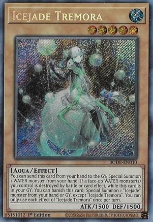 Icejade Tremora (BODE-EN010) - Burst of Destiny 1st Edition - Premium Yugioh Single from Konami - Just $0.40! Shop now at Game Crave Tournament Store
