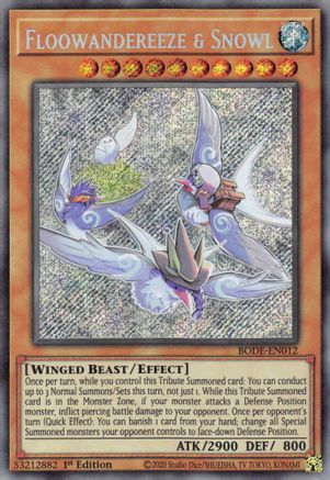 Floowandereeze & Snowl (BODE-EN012) - Burst of Destiny 1st Edition - Premium Yugioh Single from Konami - Just $0.66! Shop now at Game Crave Tournament Store
