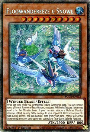 Floowandereeze & Snowl (Starlight Rare) (BODE-EN012) - Burst of Destiny 1st Edition - Premium Yugioh Single from Konami - Just $22.49! Shop now at Game Crave Tournament Store
