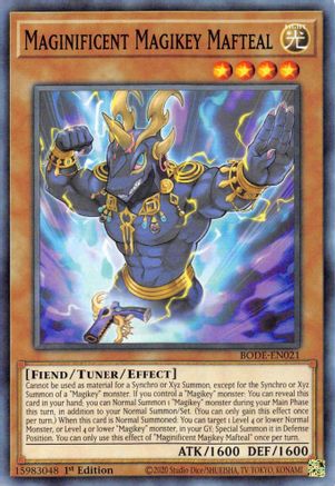 Maginificent Magikey Mafteal (BODE-EN021) - Burst of Destiny 1st Edition - Premium Yugioh Single from Konami - Just $0.25! Shop now at Game Crave Tournament Store