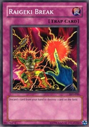Raigeki Break (SYE-050) - Starter Deck: Yugi Evolution Unlimited - Premium Yugioh Single from Konami - Just $1.01! Shop now at Game Crave Tournament Store