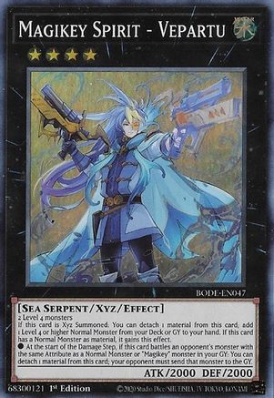 Magikey Spirit - Vepartu (BODE-EN047) - Burst of Destiny 1st Edition - Premium Yugioh Single from Konami - Just $0.25! Shop now at Game Crave Tournament Store